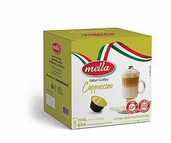 96 קפסולות תואמות דולצה גוסטו espresso mor dolce gusto Cappuccino 96 קפסולות תואמות דולצה גוסטו espresso mor dolce gusto Cappuccino