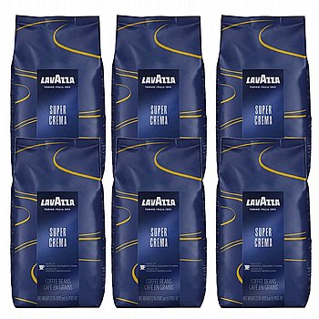 ���� ��� ������ - Lavazza Super Crema Beans 6 kg