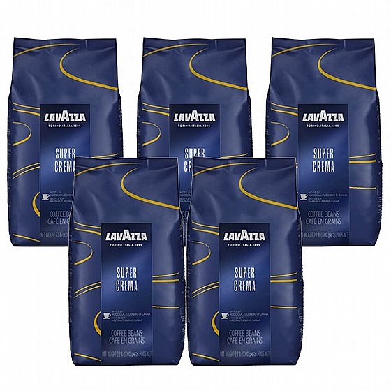���� ��� ������ - Lavazza Super Crema Beans 5 kg
