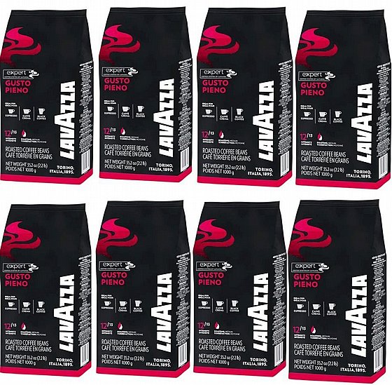 8 �"� ���� ��� ������ ����� ����� Lavazza Gusto Pieno