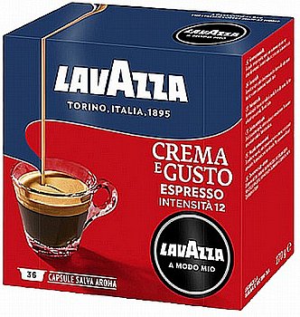 36  ������� ������ ���� ��� CREMA E GUSTO Lavazza Amodo-Mio